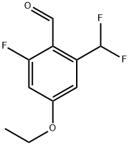 2-(difluoromethyl)-4-ethoxy-6-fluorobenzaldehyde Structure