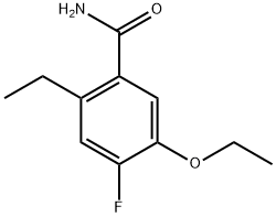 5-Ethoxy-2-ethyl-4-fluorobenzamide Structure