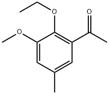 1-(2-ethoxy-3-methoxy-5-methylphenyl)ethanone 구조식 이미지