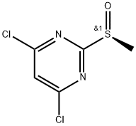 4,6-Dichloro-2-(S)-methylsulfinylpyrimidine Structure