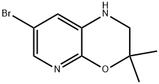7-bromo-3,3-dimethyl-1,2-dihydropyrido[2,3-b][1,4]oxazine Structure