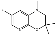 7-bromo-1,3,3-trimethyl-2H-pyrido[2,3-b][1,4]oxazine Structure