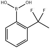 (2-(1,1-difluoroethyl)phenyl)boronic acid Structure