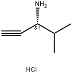 1-Pentyn-3-amine, 4-methyl-, hydrochloride (1:1), (3R)- Structure