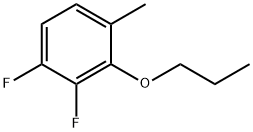 1,2-Difluoro-4-methyl-3-propoxybenzene Structure