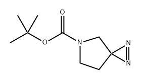 tert-Butyl 1,2,5-triazaspiro[2.4]hept-1-ene-5-carboxylate Structure