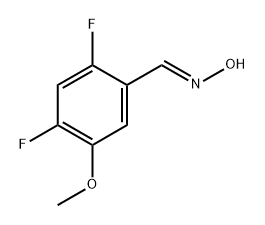 2,4-Difluoro-5-methoxybenzaldehyde oxime Structure