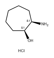 cis-2-Amino-cycloheptanol hydrochloride Structure