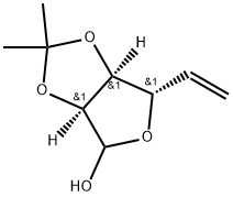 (3As,6S,6aS)-6-ethenyl-2,2-dimethyl-3a,4,6,6a-tetrahydrofuro[3,4-d][1,3]dioxol-4-ol Structure