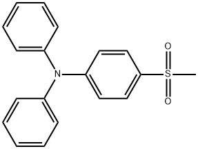 4-(Methylsulfonyl)-N,N-diphenylbenzenamine Structure