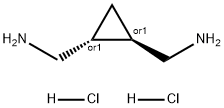 1,2-Cyclopropanedimethanamine, hydrochloride (1:2), (1R,2R)-rel- 구조식 이미지