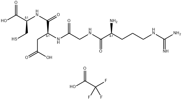 Arg-Gly-Asp-Cys TFA 구조식 이미지