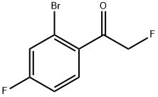 1-(2-bromo-4-fluorophenyl)-2-fluoroethanone Structure