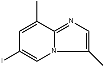 6-iodo-3,8-dimethylimidazo[1,2-a]pyridine 구조식 이미지
