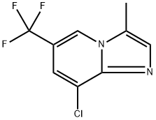 8-chloro-3-methyl-6-(trifluoromethyl)imidazo[1,2-a]pyridine Structure