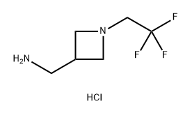 (1-(2,2,2-trifluoroethyl)azetidin-3-yl)methanamine 2HCl Structure