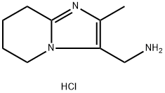 (2-Methyl-5,6,7,8-tetrahydroimidazo[1,2-a]pyridin-3-yl)methanamine dihydrochloride Structure