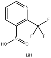 lithium(1+) ion 2-(trifluoromethyl)pyridine-3-sulfinate Structure