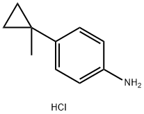 4-(1-methylcyclopropyl)aniline hydrochloride 구조식 이미지