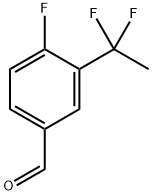 3-(1,1-difluoroethyl)-4-fluorobenzaldehyde Structure