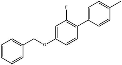 4-(Benzyloxy)-2-fluoro-4'-methyl-1,1'-biphenyl Structure