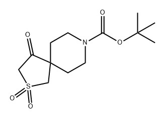 tert-butyl 2,2,4-trioxo-2lambda6-thia-8-azaspiro[4.5]decane-8-carboxylate 구조식 이미지
