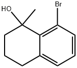 8-Bromo-1-methyl-1,2,3,4-tetrahydronaphthalen-1-ol Structure