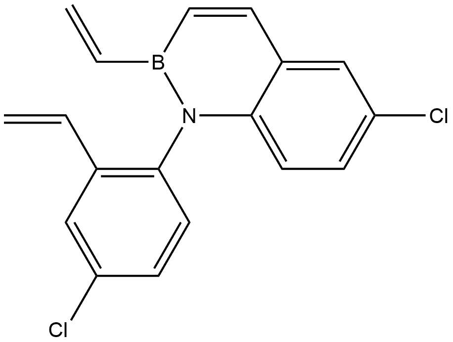 3-Bromo-11-chlorobenzo[e]benzo[5,6][1,2]azaborinino[1,2-a][1,2]azaborinine Structure