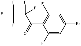 1-(4-Bromo-2,6-difluorophenyl)-2,2,3,3,3-pentafluoro-1-propanone Structure