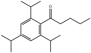 1-[2,4,6-Tris(1-methylethyl)phenyl]-1-pentanone Structure