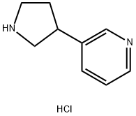 3-Pyrrolidin-3-ylpyridine sesquichloride Structure