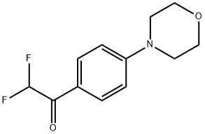 2,2-Difluoro-1-(4-morpholinophenyl)ethanone Structure