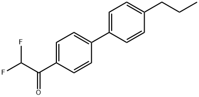 2,2-difluoro-1-(4'-propyl-[1,1'-biphenyl]-4-yl)ethanone Structure