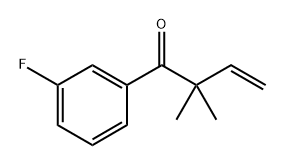 3-Buten-1-one, 1-(3-fluorophenyl)-2,2-dimethyl- Structure