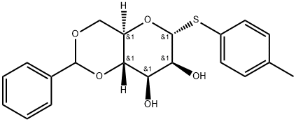 4-Methylphenyl 4,6-O-benzylidene-1-thio-α-D-mannopyranoside Structure