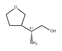 (R)-2-Amino-2-(tetrahydro-furan-3-yl)-ethanol Structure