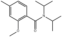 2-Methoxy-4-methyl-N,N-bis(1-methylethyl)benzamide Structure