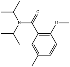 2-Methoxy-5-methyl-N,N-bis(1-methylethyl)benzamide Structure