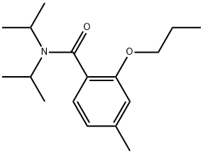 4-Methyl-N,N-bis(1-methylethyl)-2-propoxybenzamide Structure