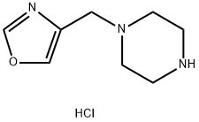 1-[(1,3-oxazol-4-yl)methyl]piperazine dihydrochloride Structure