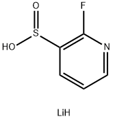 lithium(1+) ion 2-fluoropyridine-3-sulfinate Structure