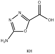 potassium 5-amino-1,3,4-oxadiazole-2-carboxylate 구조식 이미지