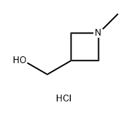 3-Azetidinemethanol, 1-methyl-, hydrochloride (1:1) 구조식 이미지