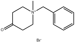 Piperidinium, 1-methyl-4-oxo-1-(phenylmethyl)-, bromide (1:1) Structure