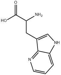 1H-Pyrrolo[3,2-b]pyridine-3-propanoic acid, α-amino- Structure