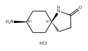 Meso-(5S,8S)-8-Amino-1-Azaspiro[4.5]Decan-2-One Hydrochloride(WX100113S1) Structure