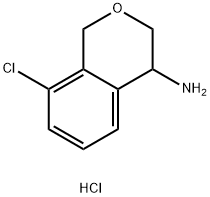 8-Chloroisochroman-4-amine? hydrochloride Structure