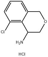 5-chloroisochroman-4-amine hydrochloride 구조식 이미지