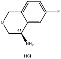 (R)-6-fluoroisochroman-4-amine hydrochloride 구조식 이미지