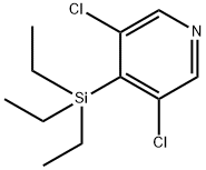 3,5-Dichloro-4-(triethylsilyl)pyridine Structure